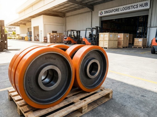 500mm Polyurethane Wheels for Logistics in Singapore
