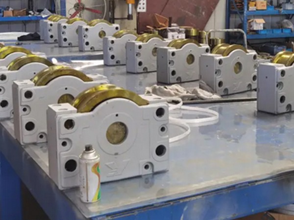 Double Flange Wheel Block System for Heavy-Duty Crane 