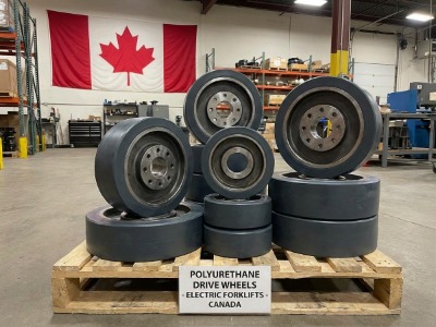 Polyurethane Drive Wheels for Electric Forklifts in Canada
